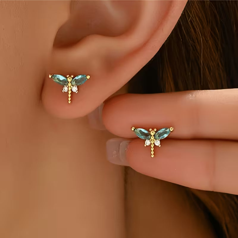 Elara Dragonfly Earrings- 2pc/set