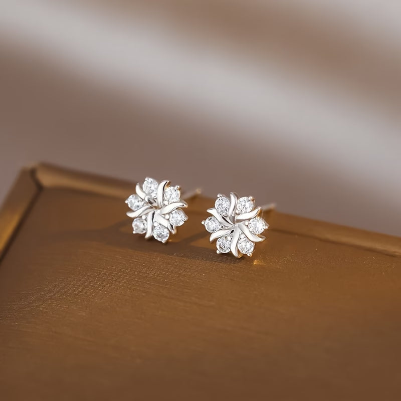 Sienna 'Snowflake' Earring- 2pc/Set