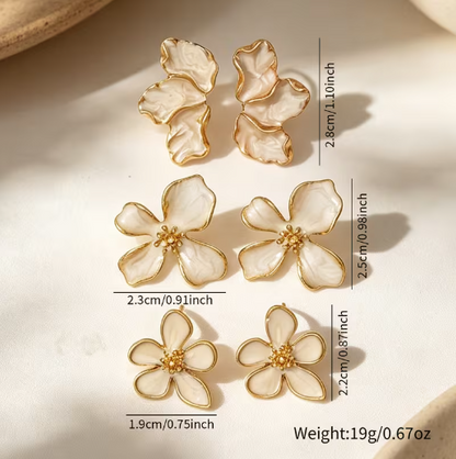 Vintage Maple Leaf Earring - Set of 6pc