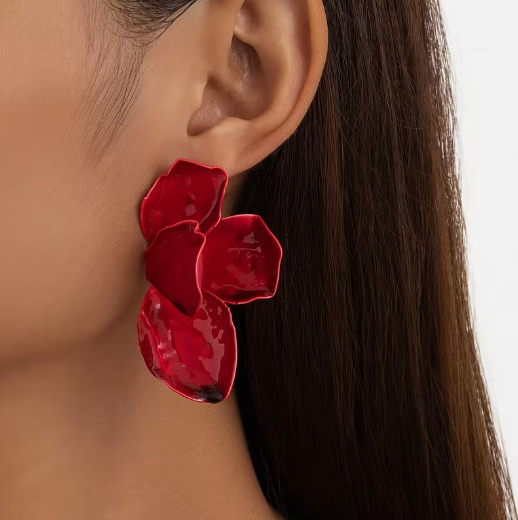 The Roselle Earrings - 2pc/set
