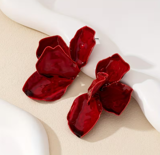 The Roselle Earrings - 2pc/set
