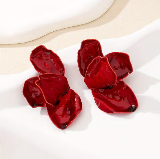 The Roselle Earrings - 2pc/set