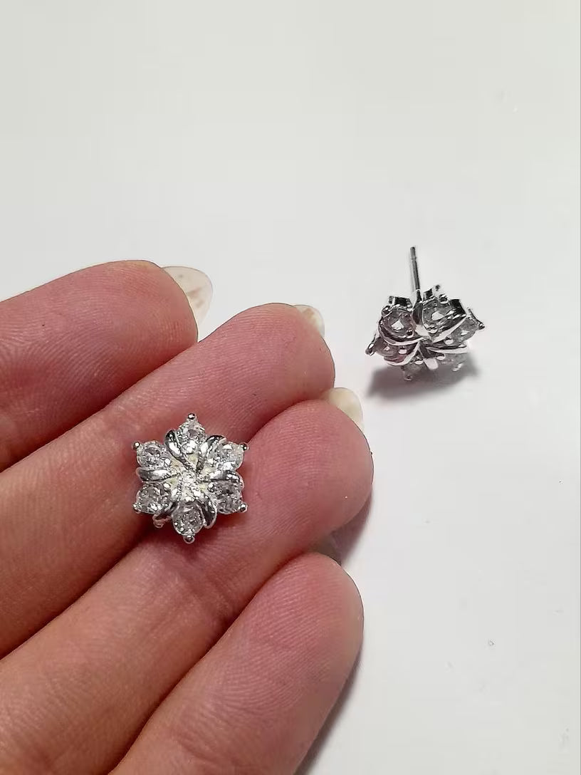 Sienna 'Snowflake' Earring- 2pc/Set