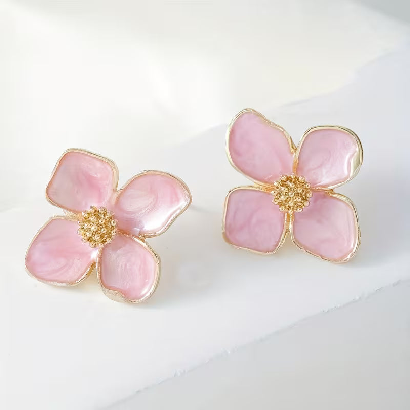 Vintage Maple Leaf (LIGHT PINK) - 2pc/Set